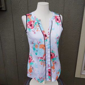 Ann Taylor - Floral sleeveless top